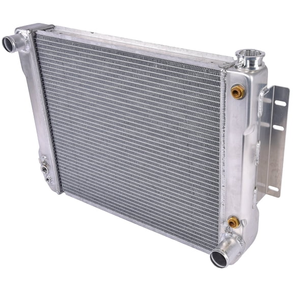 JEGS Ready Fit Aluminum Radiator for 1967-1969 Chevrolet Camaro and Pontiac Firebird [Small Block Chevy, Automatic Transmission]