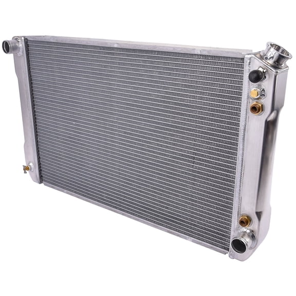 JEGS Ready Fit Aluminum Radiator Fits Select 1965-1987 Buick, Cadillac, Chevy, Olds, Pontiac, Cars, 1972-1998 GM Trucks [Auto Trans]