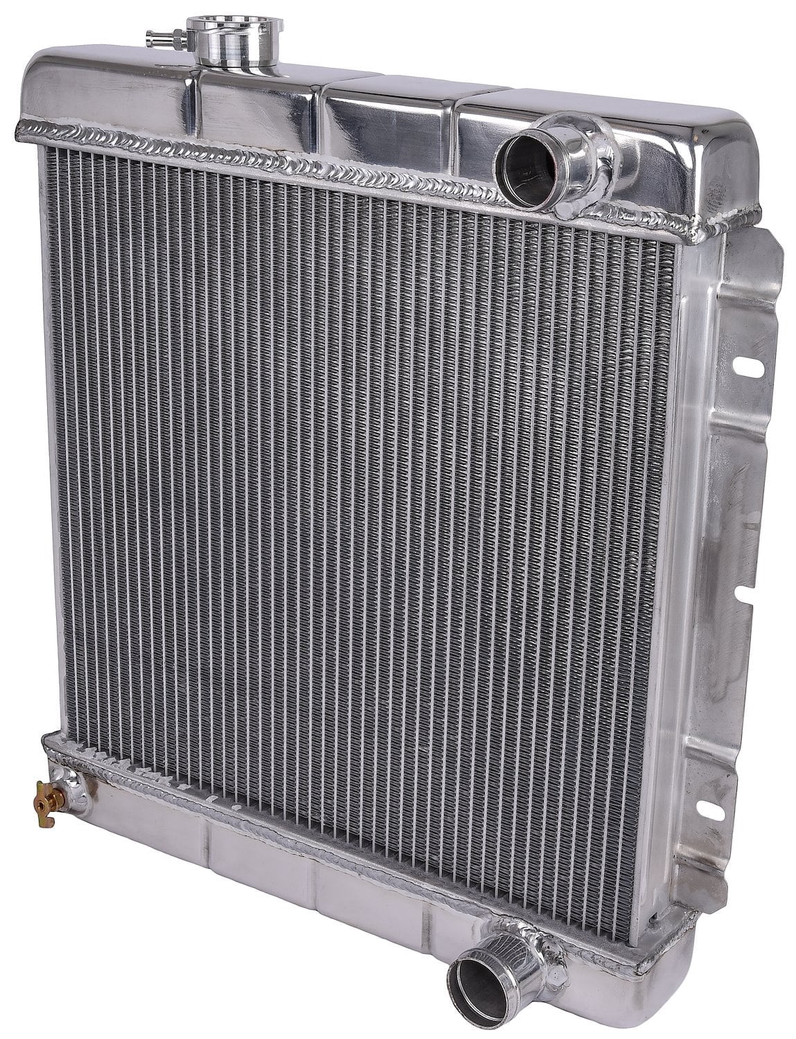 JEGS Ready Fit Aluminum Radiator System for 1964-1966 Mustang (Down ...