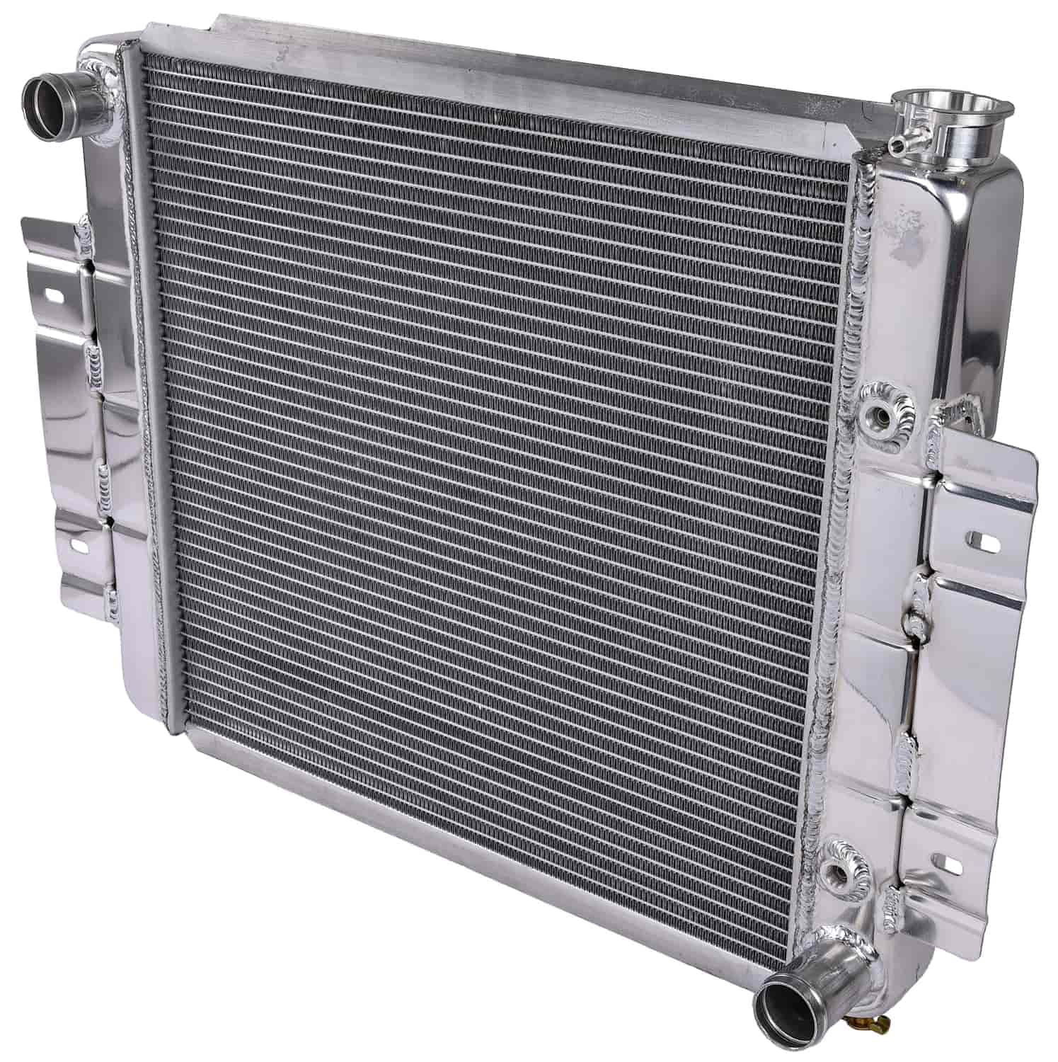 JEGS 51941 Ready Fit Aluminum Radiator 1972-1986 Jeep CJ (Crossflow ...