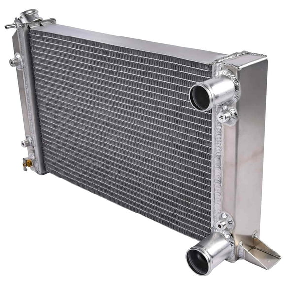 JEGS 51960 Scirocco/Pro Stock Style Radiator 2 Row 1 in. Tubes Crossflow Passeng