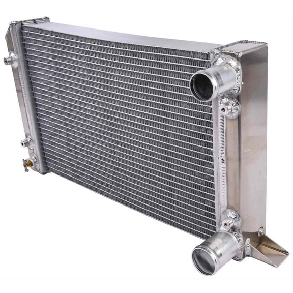 JEGS 51965 Scirocco/Pro Stock Style Radiator 2 Row 1 in. Tubes Crossflow 1 1/2 i