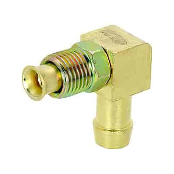 JEGS 51996 NPT 90-Degree Hose Barb Fitting 5/16 in. Inverted Flare (1/2 in.-20 T