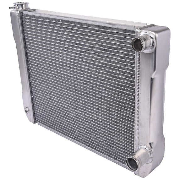 JEGS Double Pass Lightweight Aluminum Racing Radiator, 2 Row
