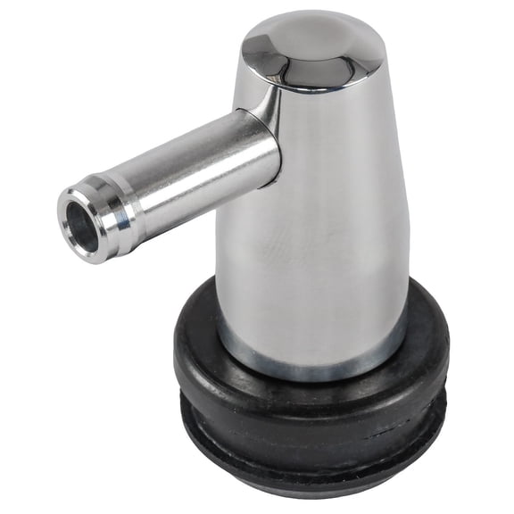 JEGS 52225 Billet Aluminum PCV Valve 3/8 in. Hose Barb 3/4 in. Neck Diameter Fit