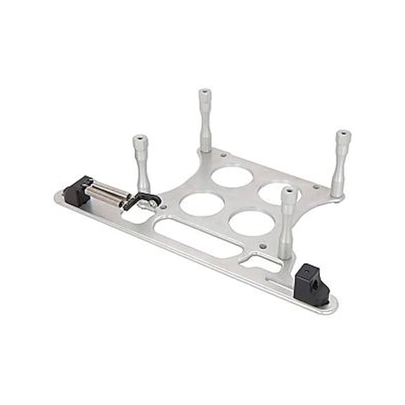 JEGS 55025 4500 Scoop Mount 1/4 in. Billet Includes: (1) JEGS Morse Cable Adapte