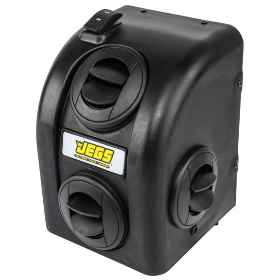 JEGS 555 to 70611 Auxiliary Heater Assembly, Rocker Switch, Compact Design