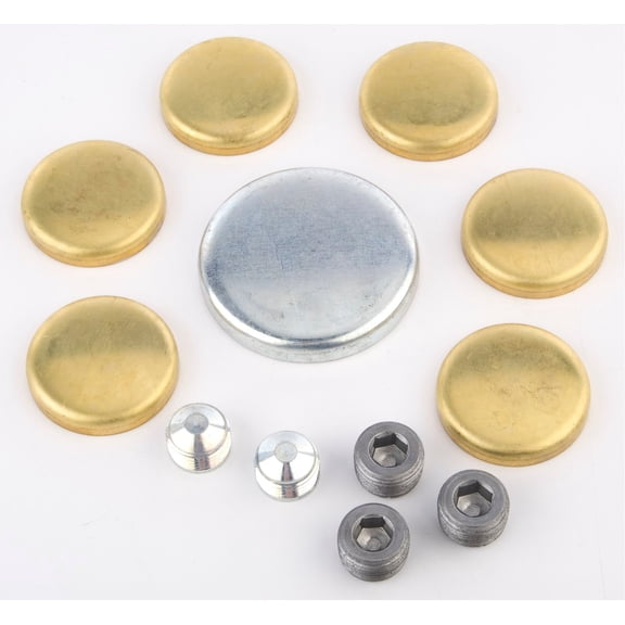 JEGS Brass Freeze Plug for Kit 1970-1981 Ford 351-400C/M