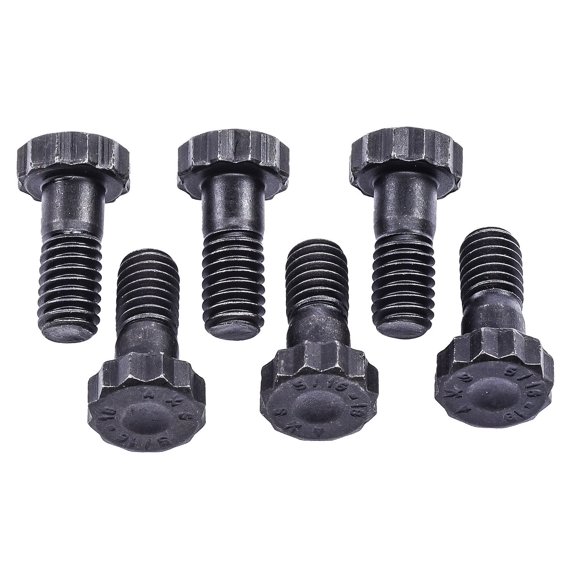 JEGS Pressure Plate Bolts, 5/16 in.-18 x 0.767 in. UHL, 12-Point, Set of 6