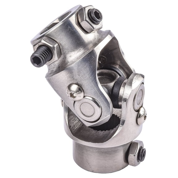 JEGS Steering U-Joint 3/4 in. DD x 3/4 in.-30 Spline [Nickel-Plated]