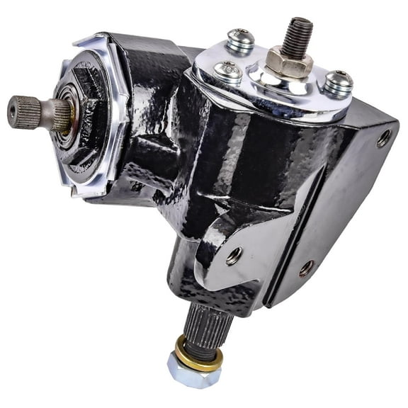 JEGS 60754 Reverse Manual Steering Box 1960-1969 Corvair 20:1 Steering Ratio Inp