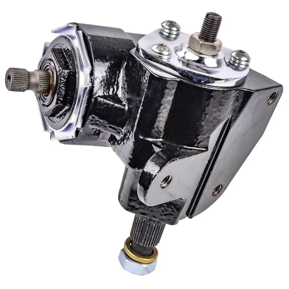 JEGS 60754 Reverse Manual Steering Box 1960-1969 Corvair 20:1 Steering Ratio Inp