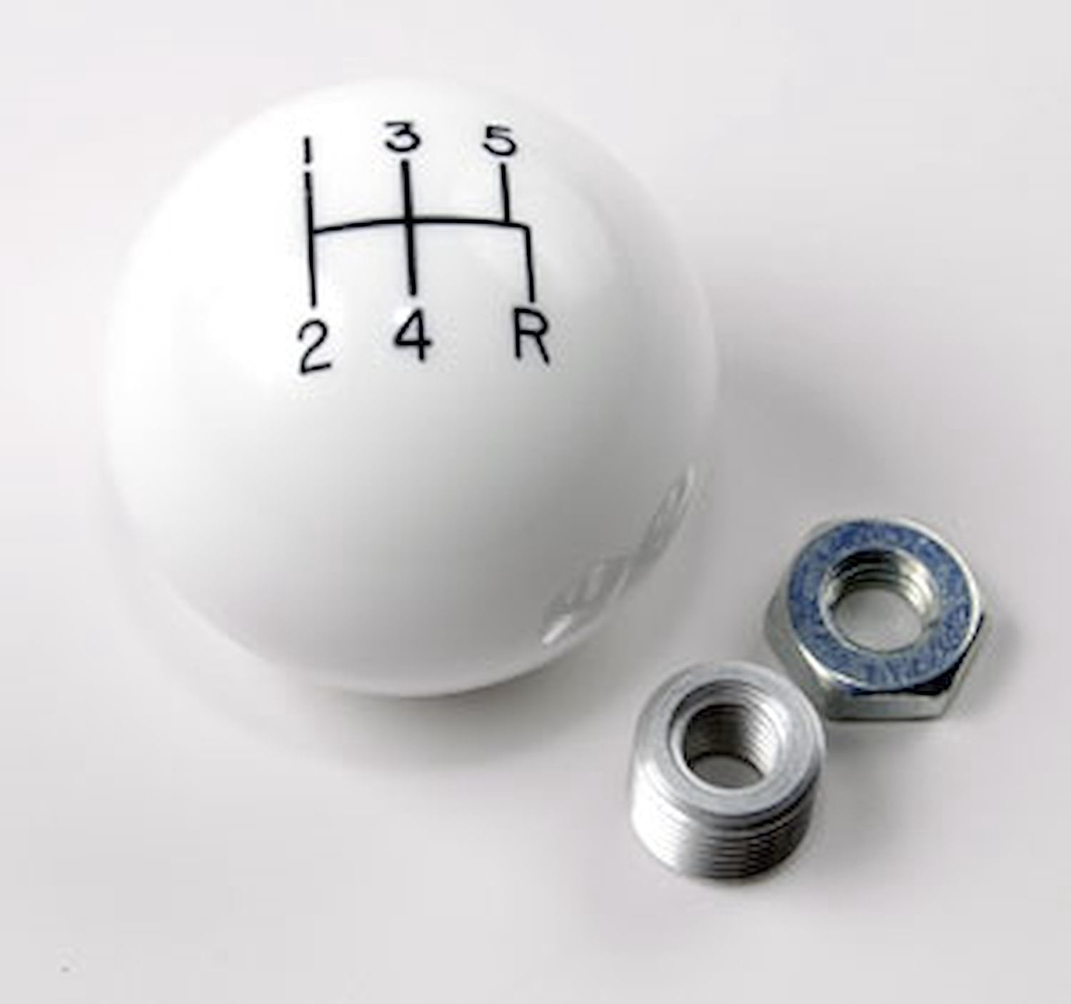 JEGS Engraved Shift Knob - White 5-Speed Pattern - Walmart.com