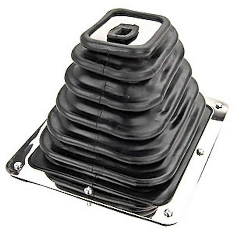 JEGS 62382 Shifter Boot & Plate Overall: 7-7/8 x 9 Fits hole up to