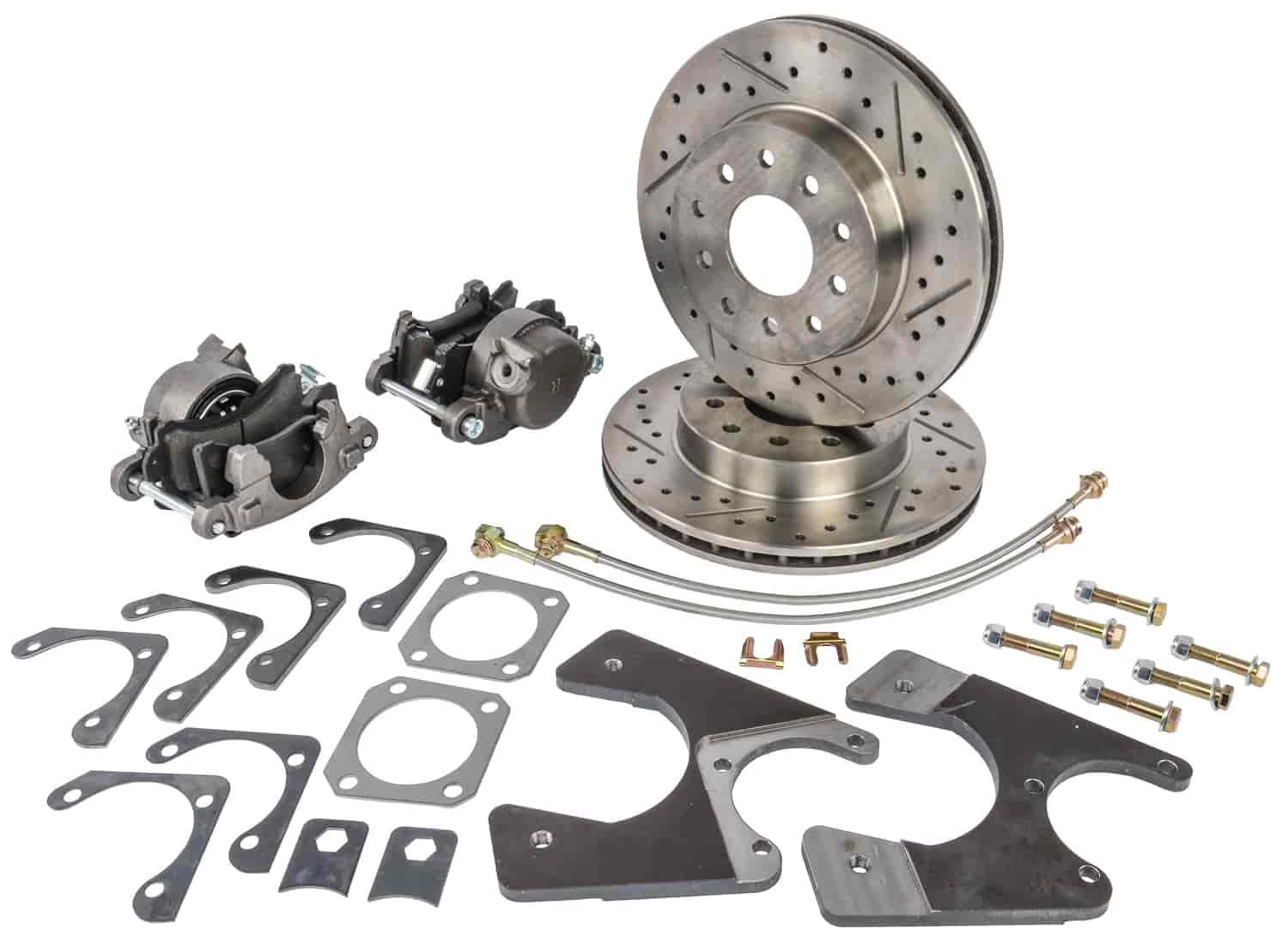 JEGS 630609 GM Rear Disc Brake Conversion Kit Premium Kit Non E-Brake ...