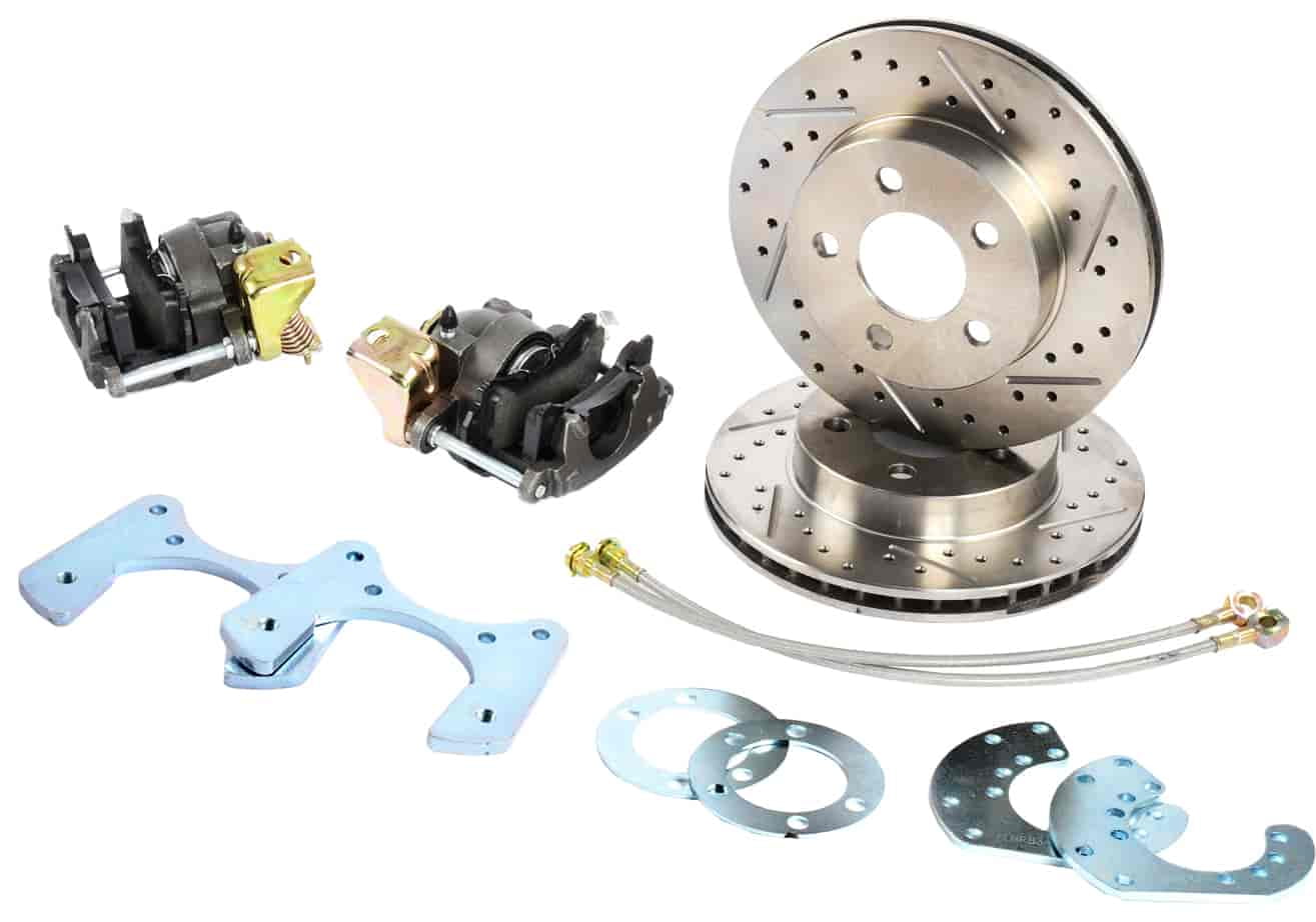 JEGS 630642 Rear End Disc Brake Conversion Kit Mopar 83/4 (A B E Body