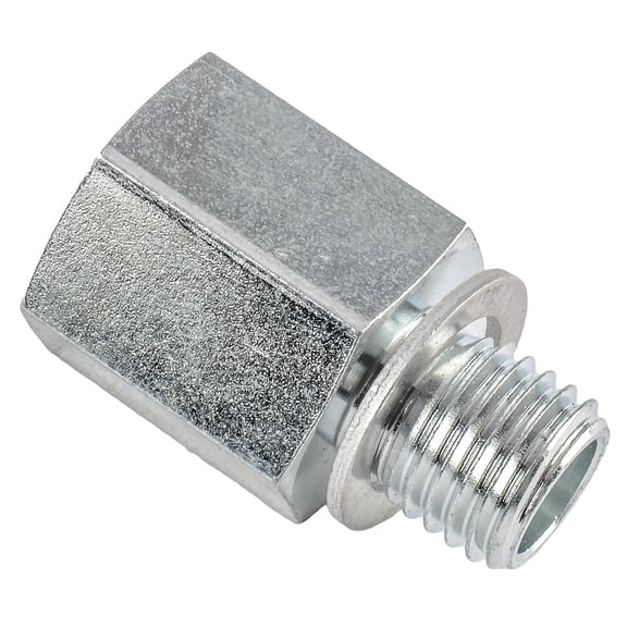 JEGS Mechanical Temp Gauge Adapter Fitting M12 x 1.5 Male x 3/8 NPT Female Straight