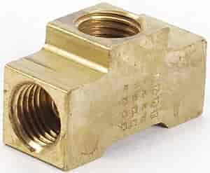 5 16 Brake Line Tubing Pack Of 3 Brass Brake Line Tee Fittings - 3/16" Tube, 3/8-24 Inverted Flare Ports 3 8 Brake Line