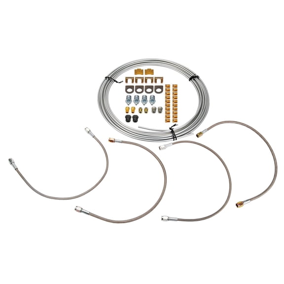 JEGS Universal Brake Line Kit Made in the USA [3/16 in.]