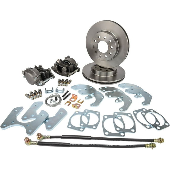 JEGS 631026 Rear Disc Brake Conversion Kit 1968-1977 Ford 9 in. Passenger Car St