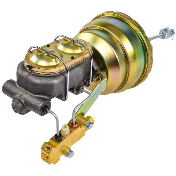 JEGS 631432 Power Brake Booster Conversion Kit GM A/F/X Disc/Drum Includes: 8 in