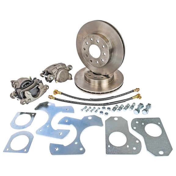 JEGS GM 10 Bolt Rear Disc Brake Conversion Kit for Select 1978-1988 GM G-Body Models [Standard Kit Non E-brake]