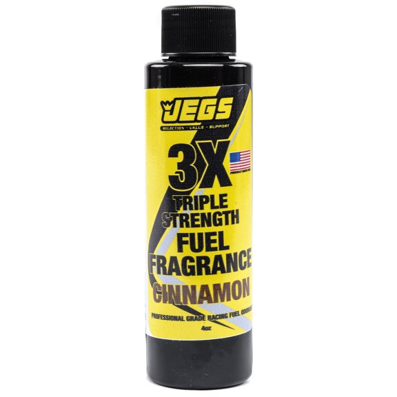 JEGS 63616 Fuel Fragrance Cinnamon Scented 4 oz. Bottle Safe for All Internal Co