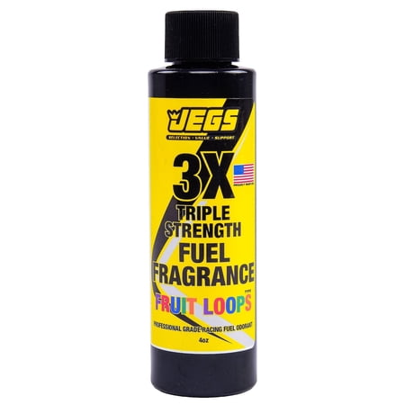 JEGS 63691 Fuel Fragrance Fruit Loops Scented 4 oz. Bottle Safe for All Internal