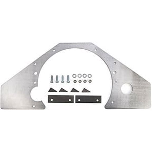 JEGS 64075 Mid-Mount Plate Chevy (except LS Engines) CNC-Machined 6061-T6 Alumin