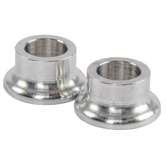JEGS Aluminum Tapered Rod End Spacers 1/2 in. ID (Bolt Size) x 1/2 in. L