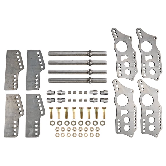 JEGS 4-Link Suspension Kit [4130 Chromoly Tubing and 5/8 in. Tube Inserts