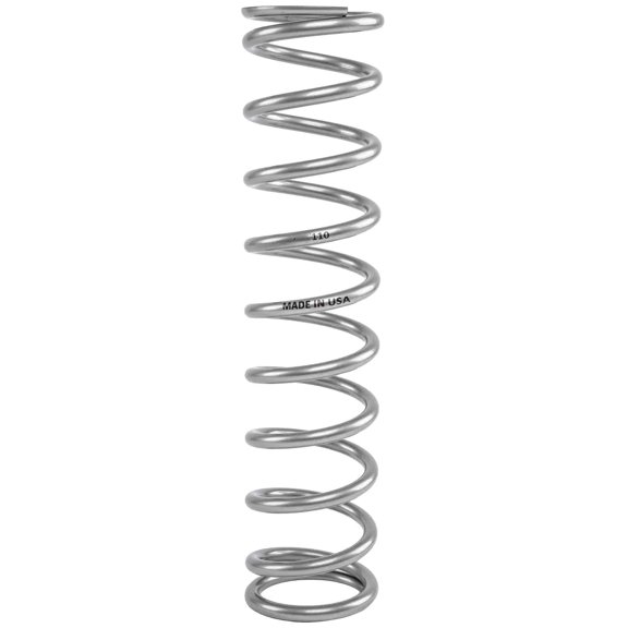 JEGS Coil-Over Spring [14 in. Length 110 lb./in. Silver]