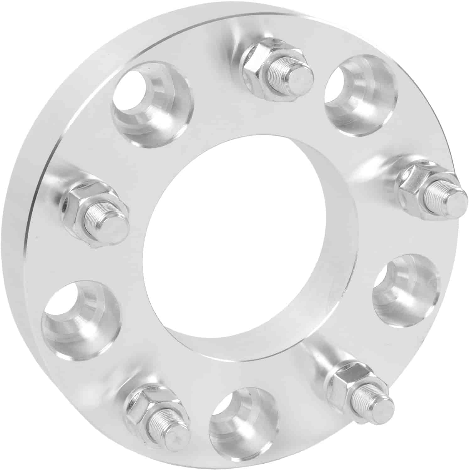 JEGS 65068 Billet Aluminum Wheel Spacer 5 x 5.5 Hub 5 x 5.5 Wheel 1.25