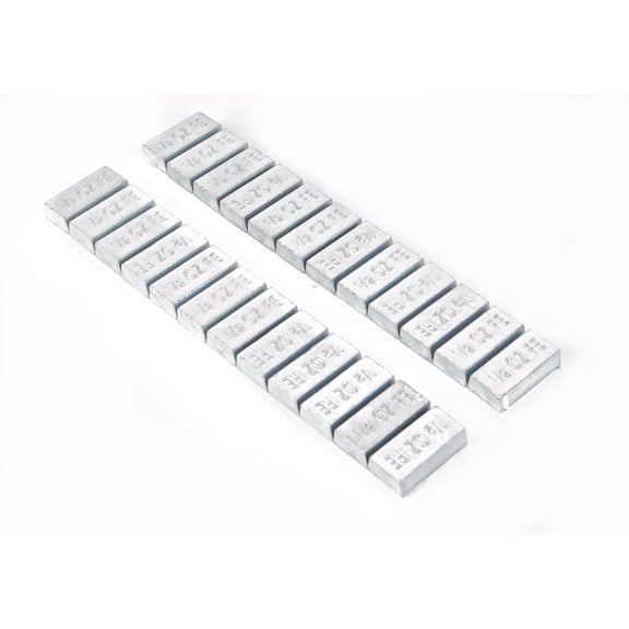 JEGS Standard Lead-Free Stick-On Wheel Weights 1/2 oz each (12 oz total)