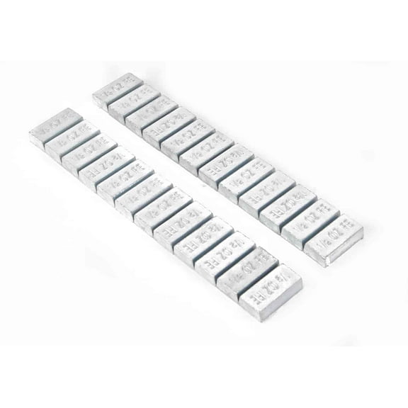 JEGS 65082 Standard Lead-Free Stick-On Wheel Weights 1/2 oz each (12 oz total) .