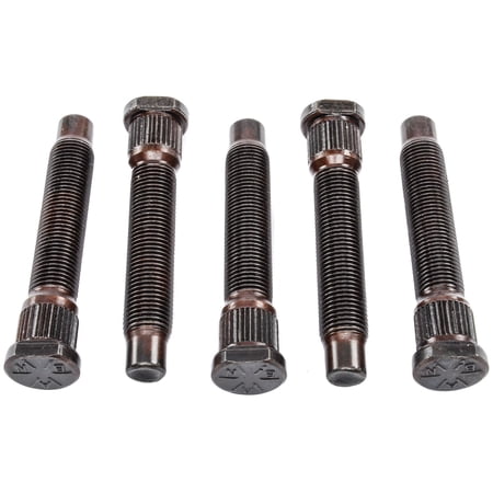 JEGS Press-In Wheel Studs 1/2"-20 Thread x 3" Long x .594" Knurl