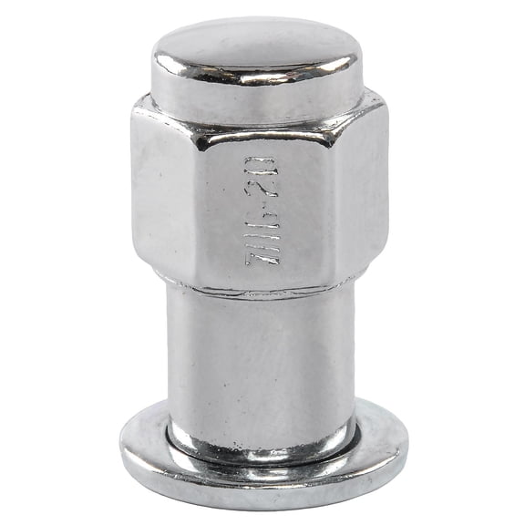 JEGS Standard Mag Lug Nuts, Closed-End [7/16 in.-20 RH, .750 in. Shank, Chrome]