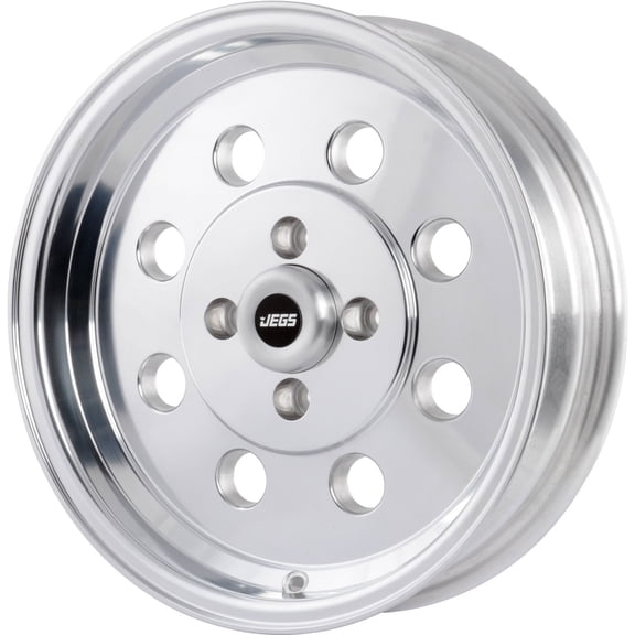JEGS 66000 Sport Lite 8-Hole Wheel Size: 15 x 4 Bolt Pattern: 4 x 4.25 Back Spac