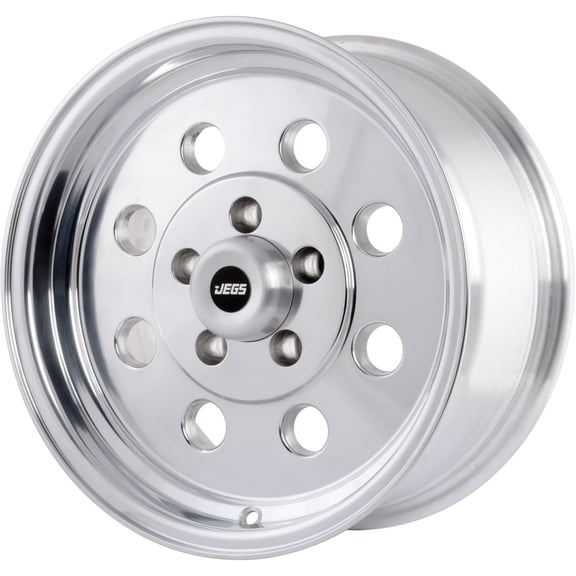 JEGS 66011 Sport Lite 8-Hole Wheel Size: 15 x 7 Bolt Pattern: 5 x 4.50 Back Spac