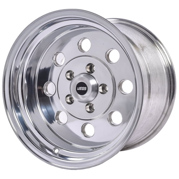 JEGS 66035 Sport Lite 8-Hole Wheel Size: 15 x 10 Bolt Pattern: 5 x 4.50 Back Spa