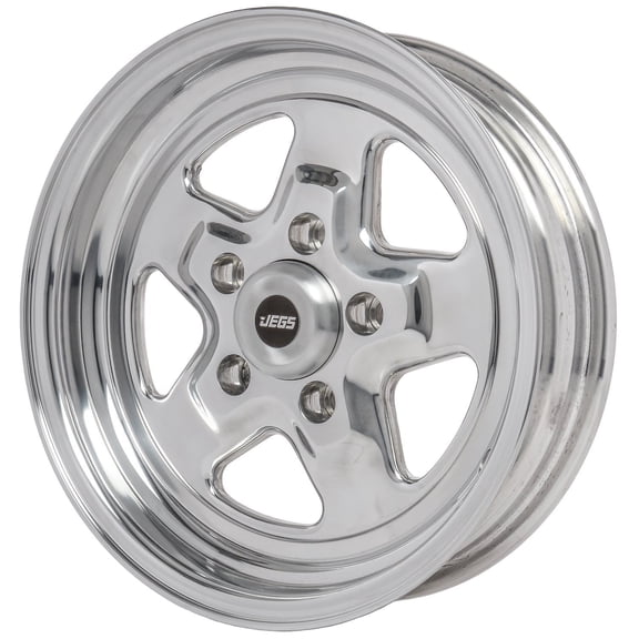 JEGS 66052 Sport Star 5-Spoke Wheel Size: 15 x 4 Bolt Pattern: 5 x 4.50 Back Spa