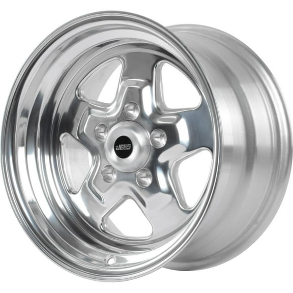 JEGS 66071 Sport Star 5-Spoke Wheel Size: 15 x 8 Bolt Pattern: 5 x 4.50 Back Spa