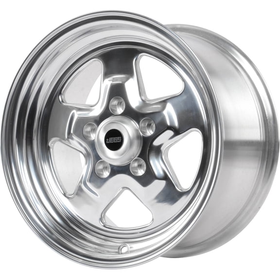 JEGS 66077 Sport Star 5-Spoke Wheel Size: 15 x 8 Bolt Pattern: 5 x 4.5 Back Spac