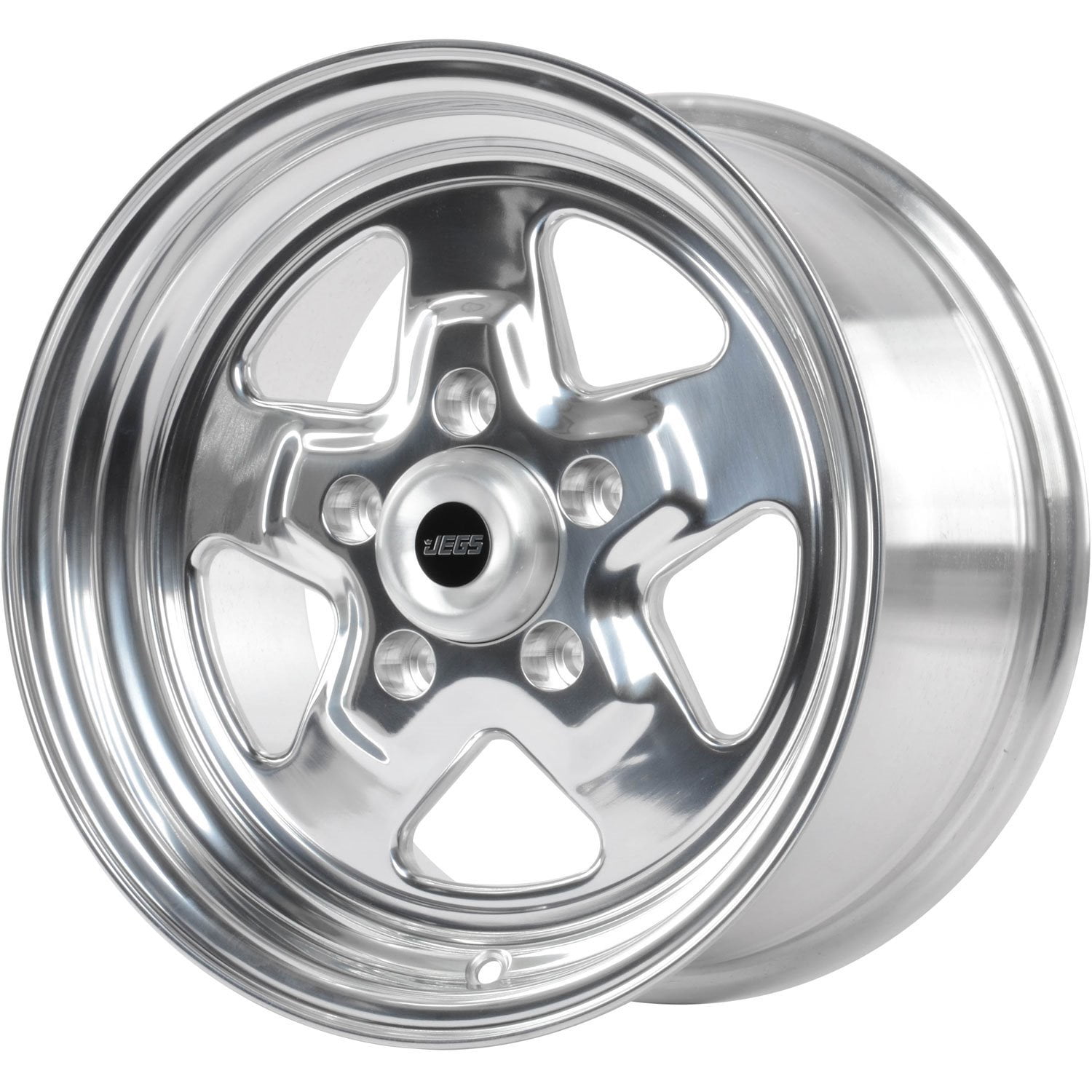 Jegs 66078 sport star 5 spoke wheel size 15 x 8 bolt pattern 5 x 4 75