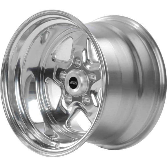 JEGS 66082 Sport Star 5-Spoke Wheel Size: 15 x 10 Bolt Pattern: 5 x 4.75 Back Sp