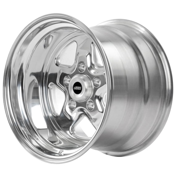 JEGS 66082 Sport Star 5-Spoke Wheel Size: 15 x 10 Bolt Pattern: 5 x 4.75 Back Sp