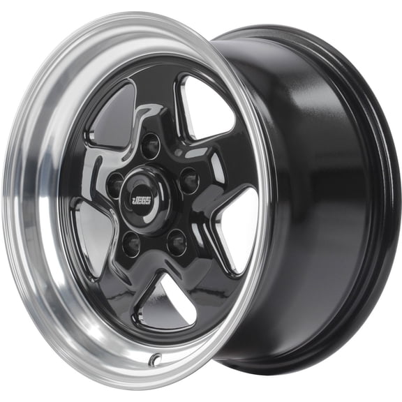 JEGS 66178 Sport Star 5-Spoke Wheel Size: 15 x 8 Bolt Pattern: 5 x 4.75 Back Spa
