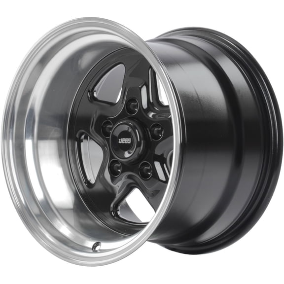 JEGS 66181 Sport Star 5-Spoke Wheel Size: 15 x 10 Bolt Pattern: 5 x 4.75 Back Sp