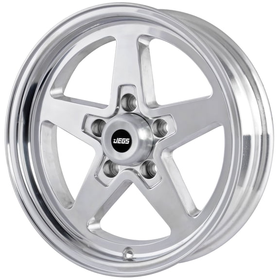JEGS 680252 SSR Star Wheel Size: 15 x 4 Bolt Pattern: 5 x 4.75 Back Spacing: 1.7