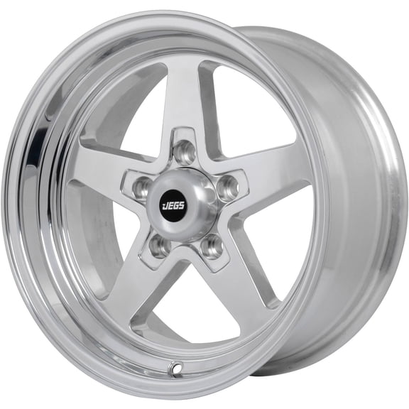 JEGS 680261 SSR Star Wheel Size: 15 x 7 Bolt Pattern: 5 x 4.50 Back Spacing: 4.0